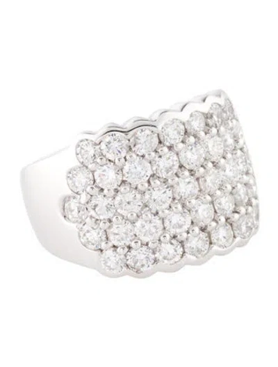 Pre-owned Ring 14k 3.15ctw Diamond Pave Set In Multi