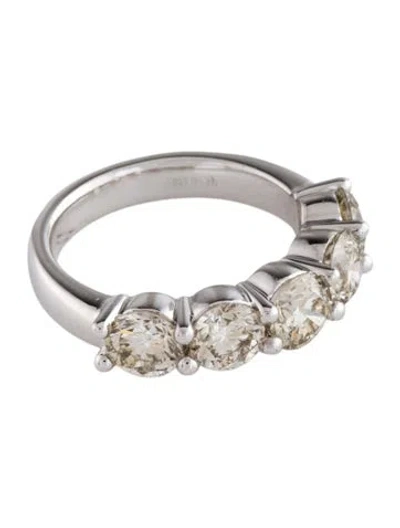 Pre-owned Ring 14k 3.15ctw Lab-grown Diamond Band In Multi