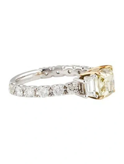 Pre-owned Ring 14k 3.20ctw Diamond Cocktail  In Multi