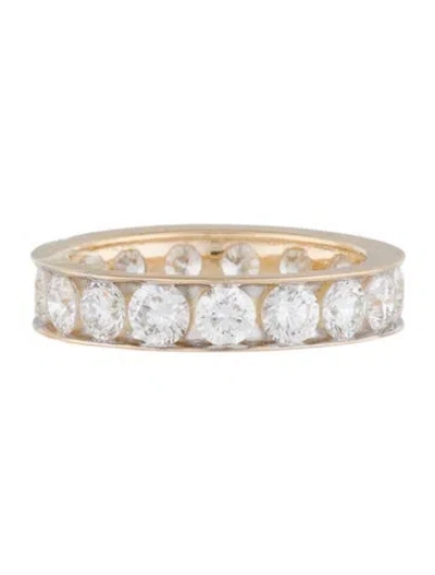 Pre-owned Ring 14k 3.25ctw Lab-grown Diamond Eternity Band In Multi