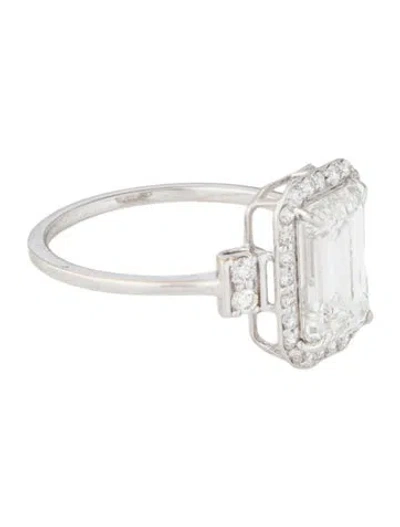 Pre-owned Ring 14k 3.26ctw Lab-grown Diamond Cocktail In Multi