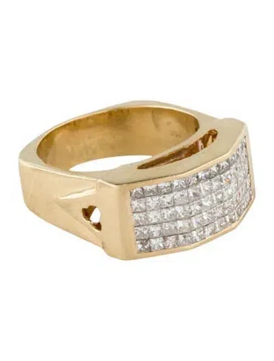 Pre-owned Ring 14k 3.30ctw Diamond Cocktail  In Multi