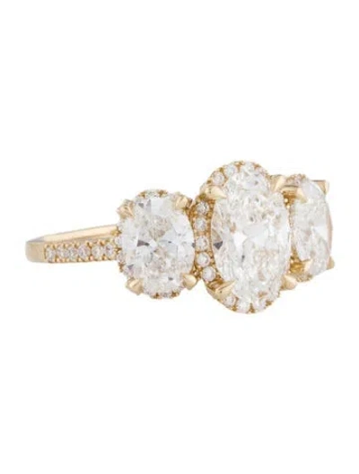 Pre-owned Ring 14k 3.50ctw Lab-grown Diamond Engagement  In Multi