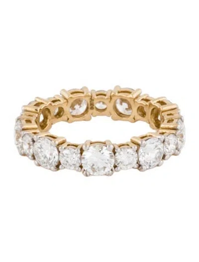 Pre-owned Ring 14k 3.69ctw Lab-grown Diamond Eternity Band In Multi