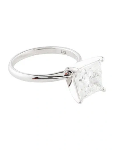 Pre-owned Ring 14k 3.72ct Lab-grown Diamond Engngement  In Multi