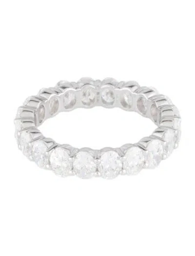 Pre-owned Ring 14k 3.84ctw Diamond Eternity Band  In Multicolor