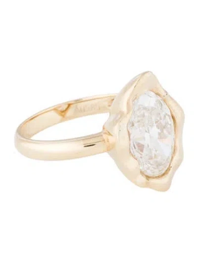 Pre-owned Ring 14k 4.00ct Lab-grown Diamond Cocktail  In Multi