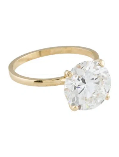 Pre-owned Ring 14k 4.00ct Lab-grown Diamond Engagement  In Multi