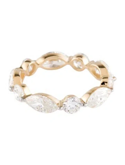 Pre-owned Ring 14k 4.00ctw Lab-grown Diamond Band In Multi