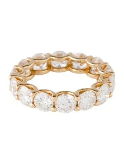 Pre-owned Ring 14k 4.05ctw Lab- Grown Diamond Eternity Band In Multicolor
