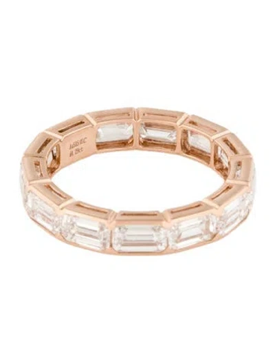 Pre-owned Ring 14k 4.29ctw Lab-grown Diamond Eternity Band In Multi