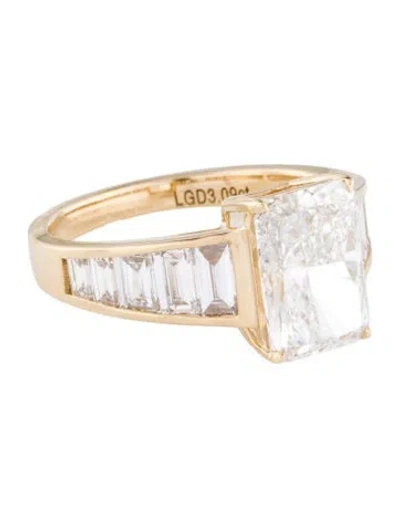 Pre-owned Ring 14k 4.40ctw Lab-grown Diamond Cocktail  In Multi