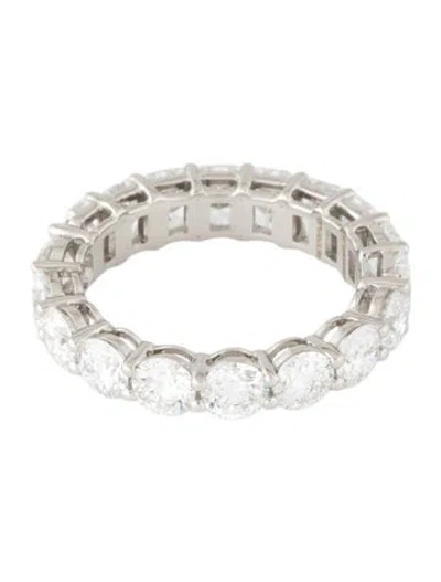 Pre-owned Ring 14k 4.46ctw Lab-grown Diamond Eternity Band In Multicolor