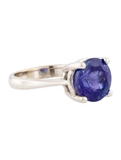 Pre-owned Ring 14k 4.61ct Tanzanite Cocktail  In Multi