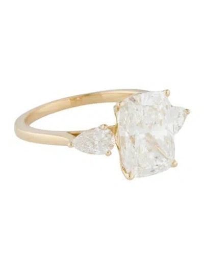 Pre-owned Ring 14k 4.72ctw Lab-grown Diamond Cocktail  In Multi