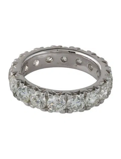 Pre-owned Ring 14k 4.89ctw Diamond Eternity Band In Multi