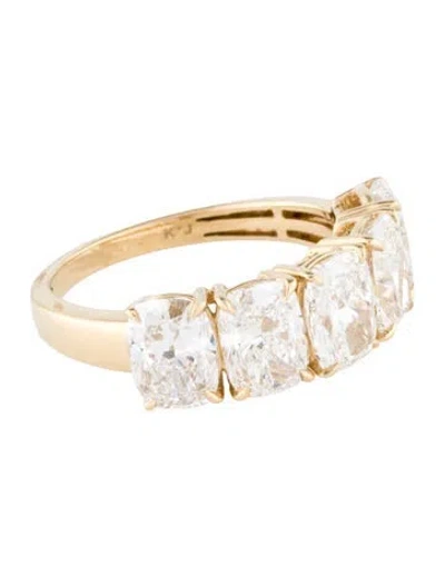 Pre-owned Ring 14k 4.90ctw Lab-grown Diamond Band  In Multi