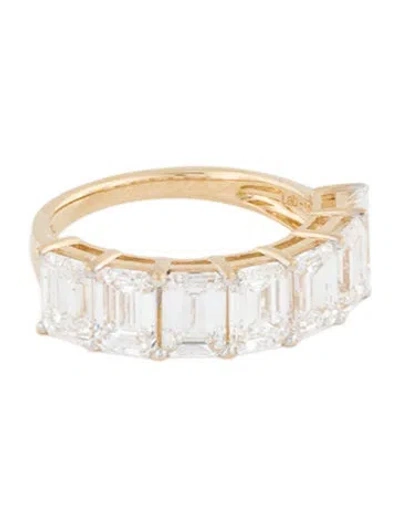Pre-owned Ring 14k 5.00ctw Lab-grown Diamond Band In Multicolor