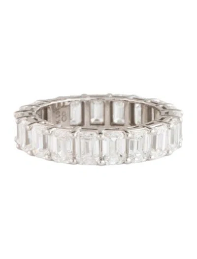 Pre-owned Ring 14k 5.00ctw Lab-grown Diamond Eternity Band In Multicolor