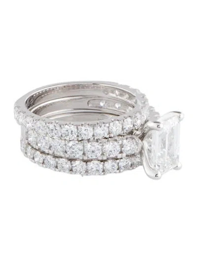 Pre-owned Ring 14k 5.00ctw Lab-grown Diamond Wedding Set In Multi