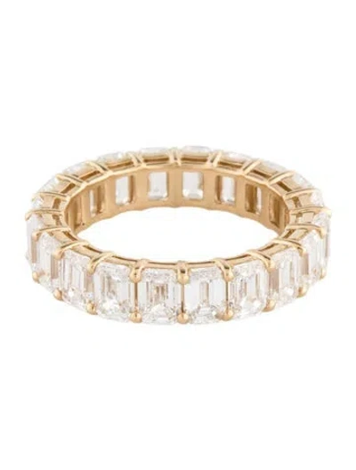Pre-owned Ring 14k 5.10ctw Lab-grown Diamond Eternity Band In Multicolor