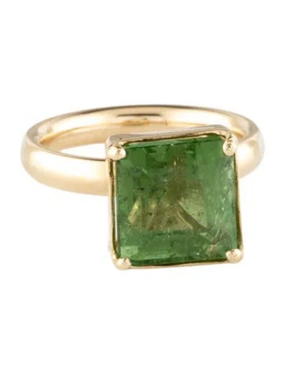 Pre-owned Ring 14k 5.10ctw Tourmaline Cocktail  In Multicolor