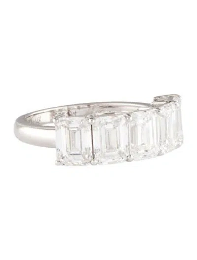 Pre-owned Ring 14k 5.13ctw Lab-grown Diamond Band  In Multi