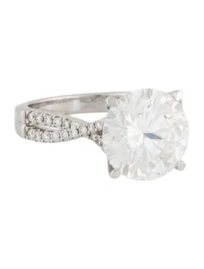 Pre-owned Ring 14k 5.50ctw Lab-grown Diamond Engagement  In Multi