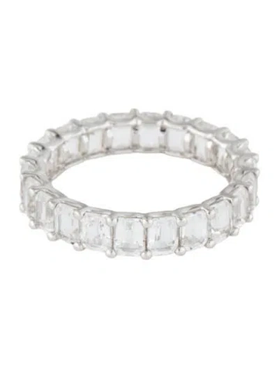 Pre-owned Ring 14k 5.50ctw Topaz Eternity Band In Multi