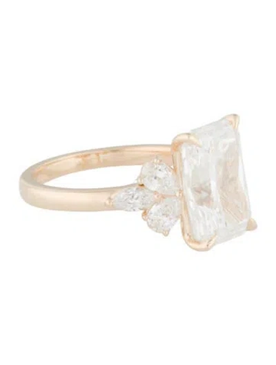 Pre-owned Ring 14k 5.85ctw Lab-grown Diamond Cocktail  In Multi