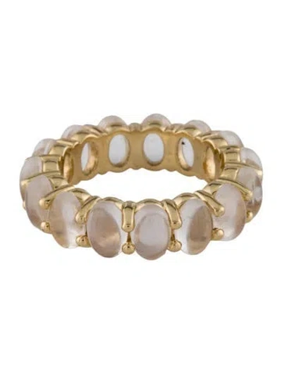Pre-owned Ring 14k 6.30ctw Moonstone Eternity Band In Multi