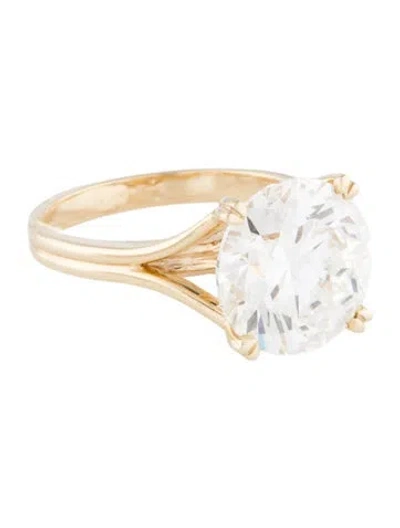 Pre-owned Ring 14k 6.51ct Lab-grown Diamond Cocktail  In Multi