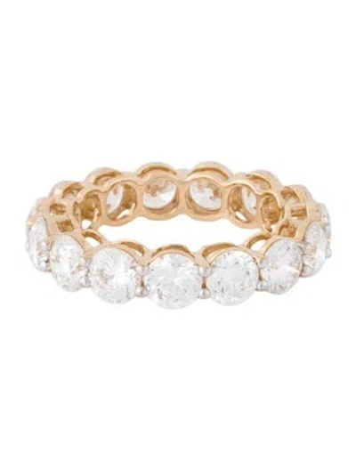 Pre-owned Ring 14k 6.52ctw Lab-grown Diamond Eternity  In Multi