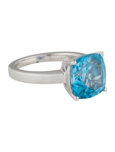 Pre-owned Ring 14k 7.24ct Topaz Cocktail  In Multi