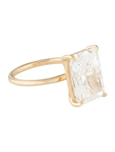 Pre-owned Ring 14k 7.50ct Lab-grown Diamond Engagement  In Multi