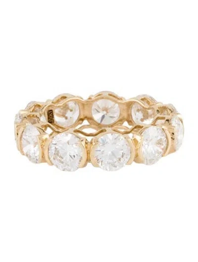 Pre-owned Ring 14k 7.59ctw Lab-grown Diamond Eternity Band  In Multi