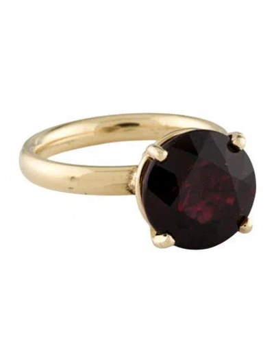 Pre-owned Ring 14k 7.97ct Garnet Cocktail  In Multi