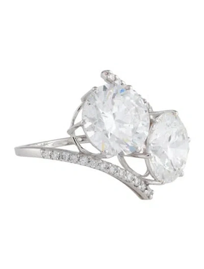 Pre-owned Ring 14k 8.33ctw Lab-grown Diamond Cocktail  In Multi