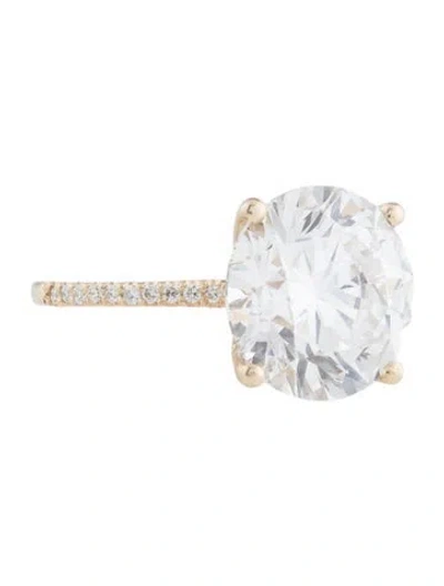 Pre-owned Ring 14k 8.77ct Lab-grown Diamond Cocktail  In Multi