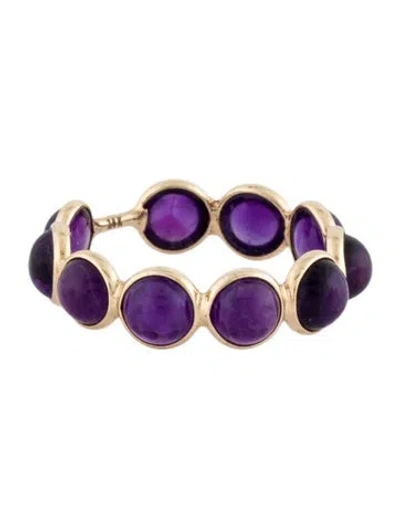 Pre-owned Ring 14k Amethyst  In Multi