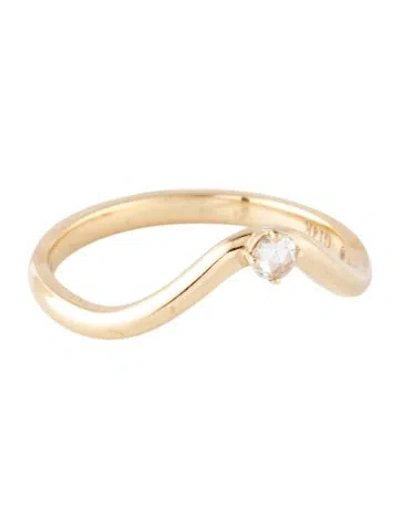 Pre-owned Ring 14k & Diamond Band In Multicolor