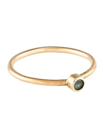 Pre-owned Ring 14k Apatite Band In Multi