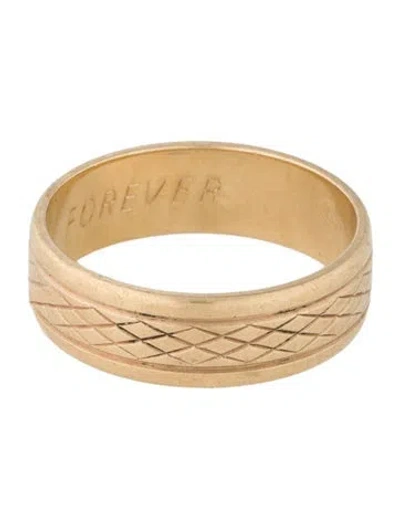 Pre-owned Ring 14k Band  In Multi