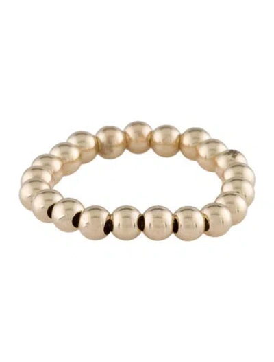 Pre-owned Ring 14k Bead  In Multi