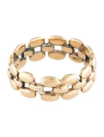 Pre-owned Ring 14k Chain Link  In Multi