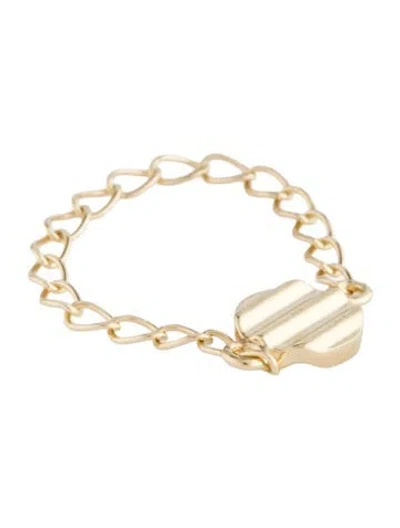Pre-owned Ring 14k Chain  In Multicolor
