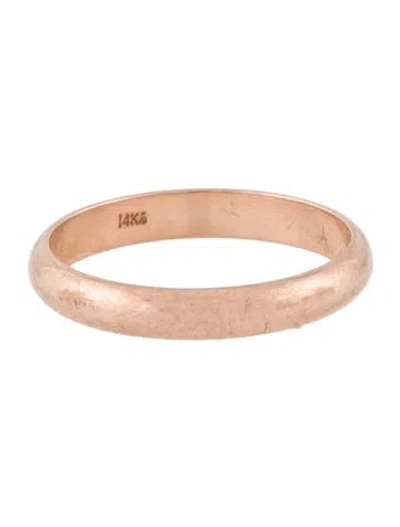 Pre-owned Ring 14k Classic Band  In Multi