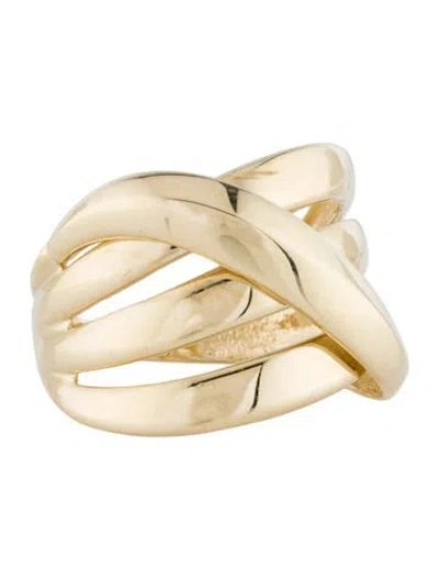 Pre-owned Ring 14k Crossover  In Multi