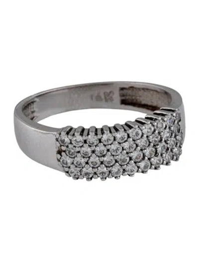 Pre-owned Ring 14k Cubic Zirconia Cocktail  In Multicolor