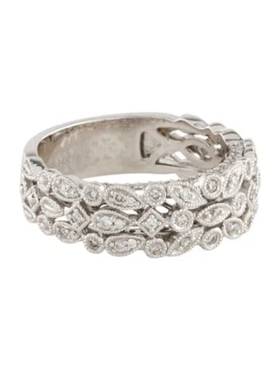 Pre-owned Ring 14k Diamod Wedding Band In Multi